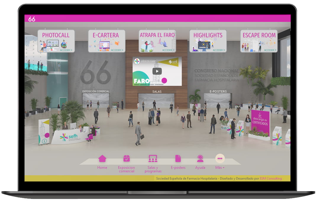 Website del 70 congreso de la SEFH